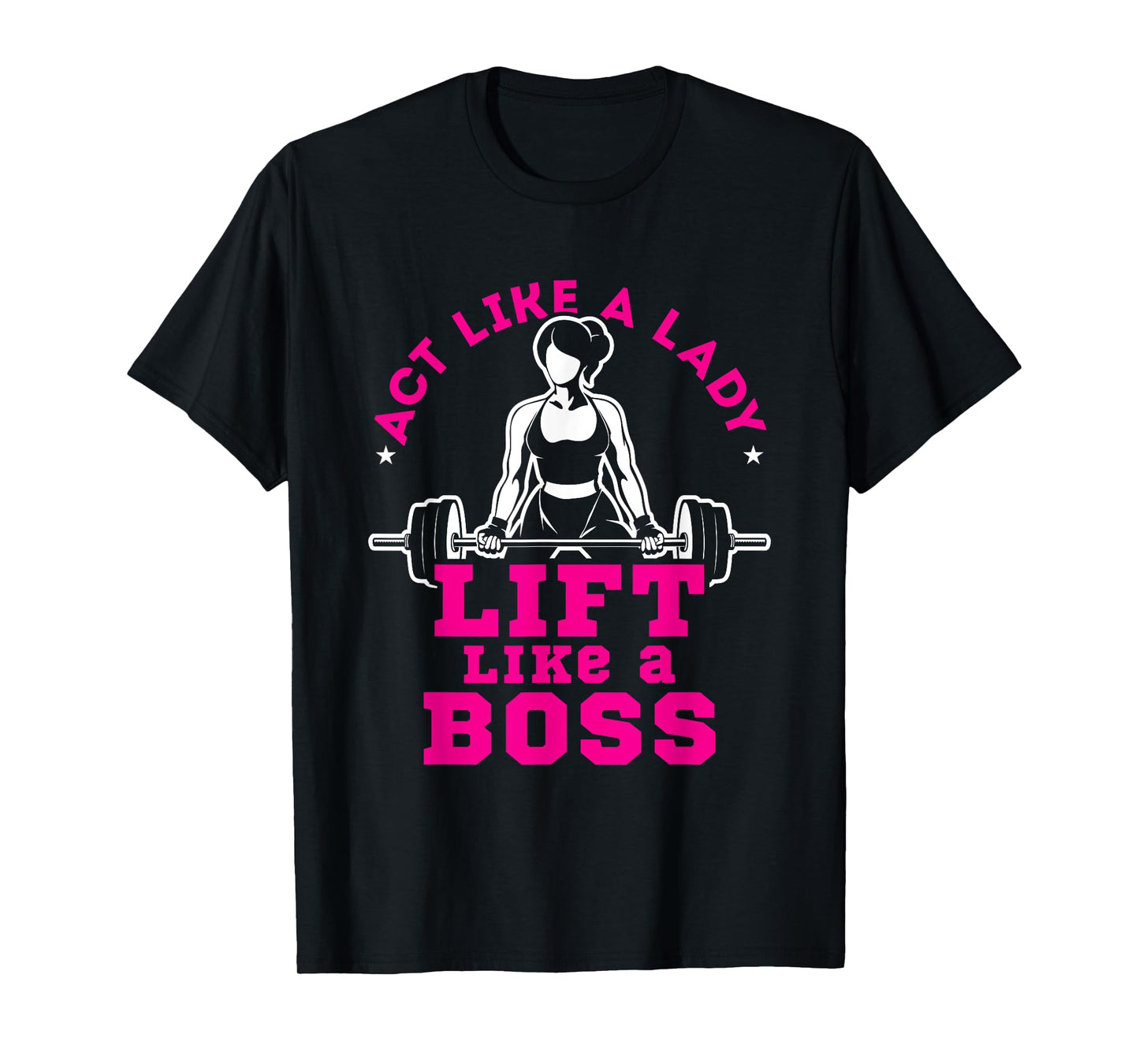 Motivational Workout Women Cute Fitness Gym Weightlifting T-Shirt