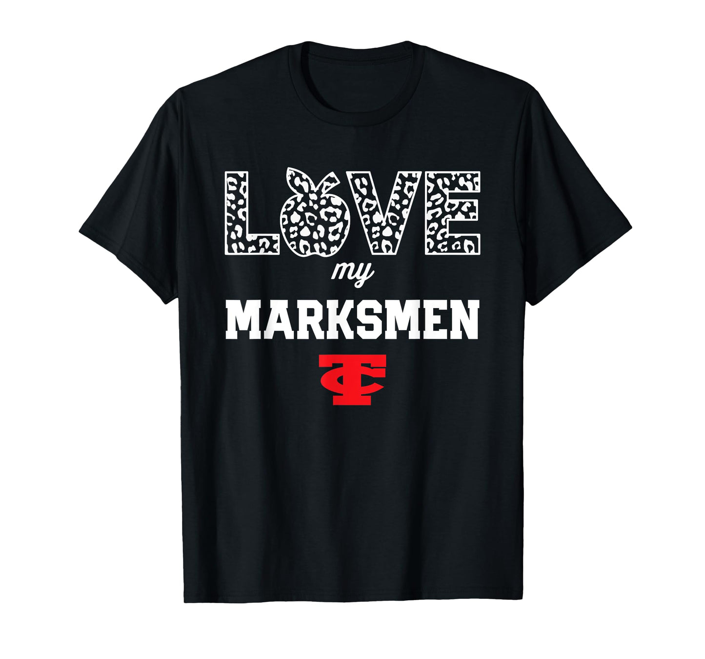 Tell City Marksmen Logo Love My Team HS T-Shirt