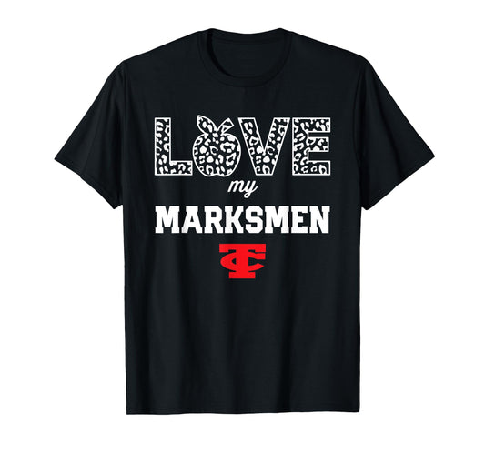 Tell City Marksmen Logo Love My Team HS T-Shirt