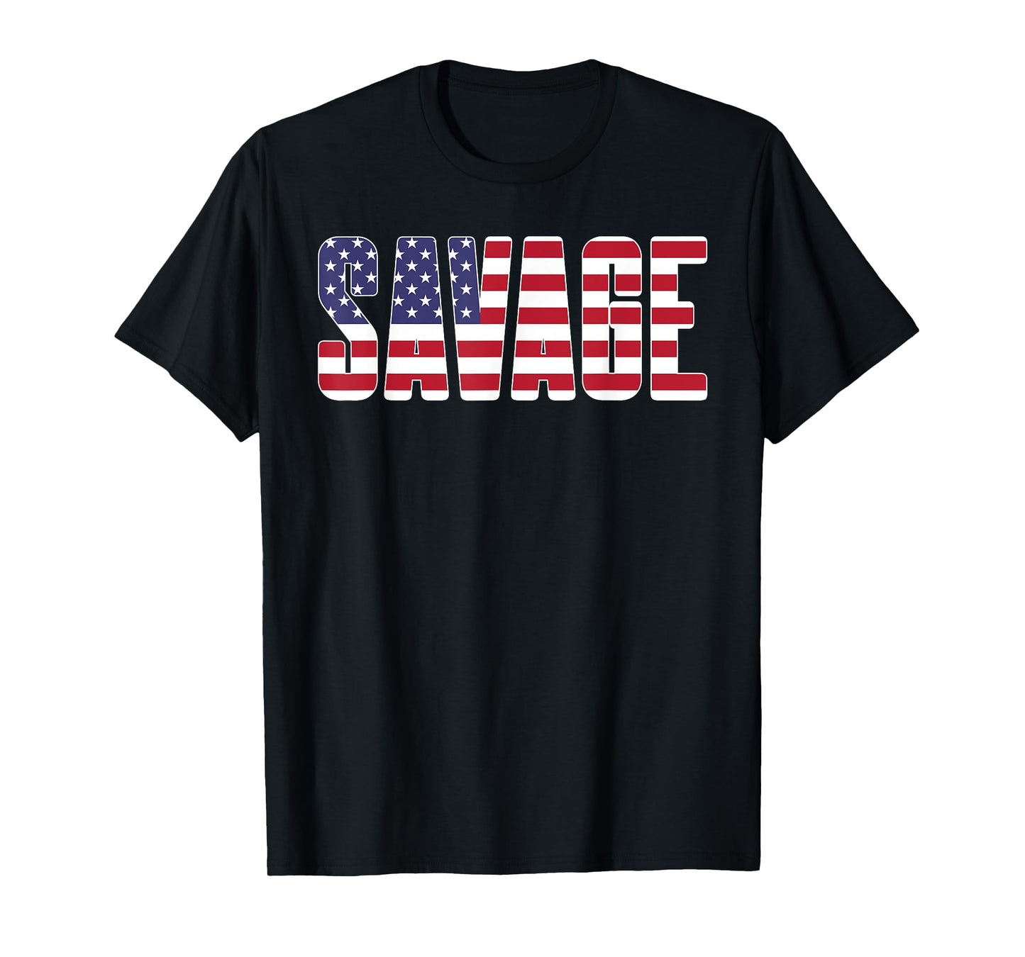 Savage T-Shirt - Awesome American Lifting USA Gym Strong Tee