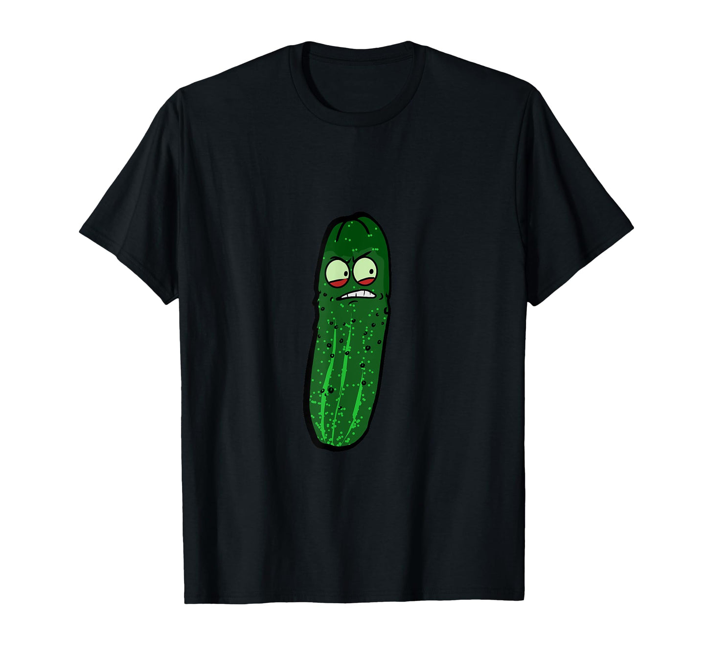 Funny Angry Pickle Face T-Shirt