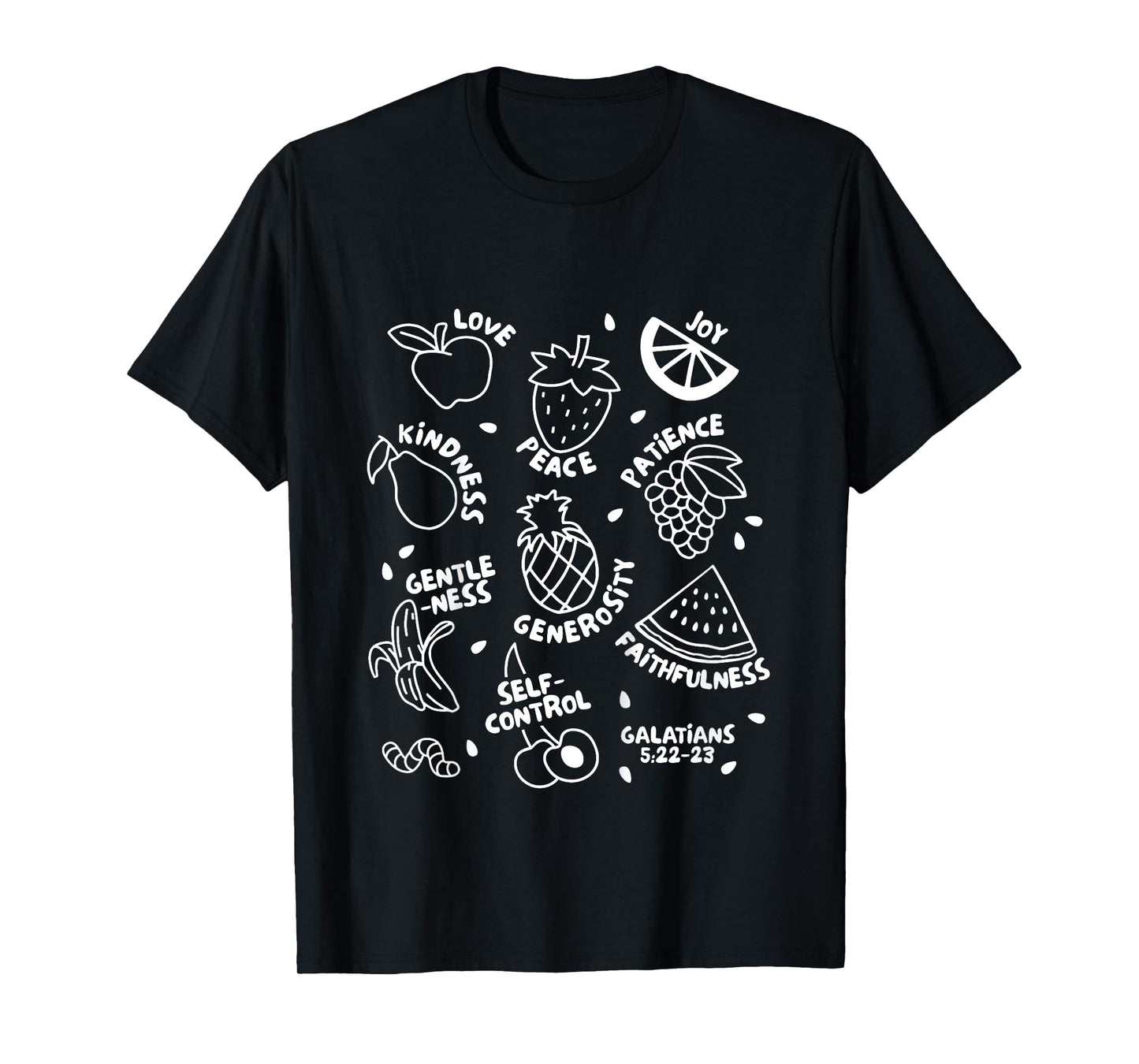 Fruit of the Spirit Christian Biblical Toddler Child Of God T-Shirt