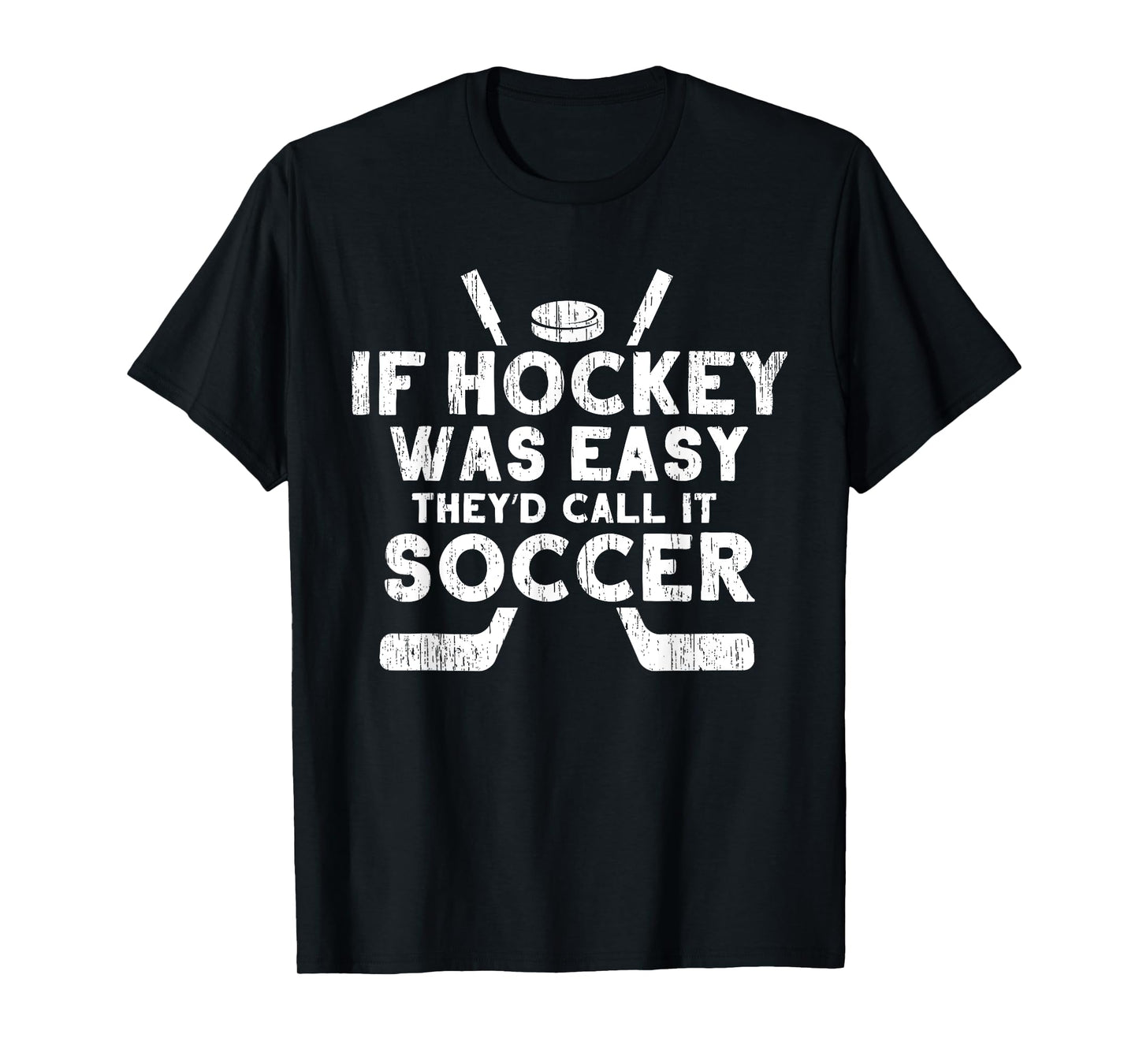 Funny Ice Hockey Player Goalie Sports Gift Men Women Kids T-Shirt