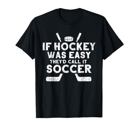 Funny Ice Hockey Player Goalie Sports Gift Men Women Kids T-Shirt