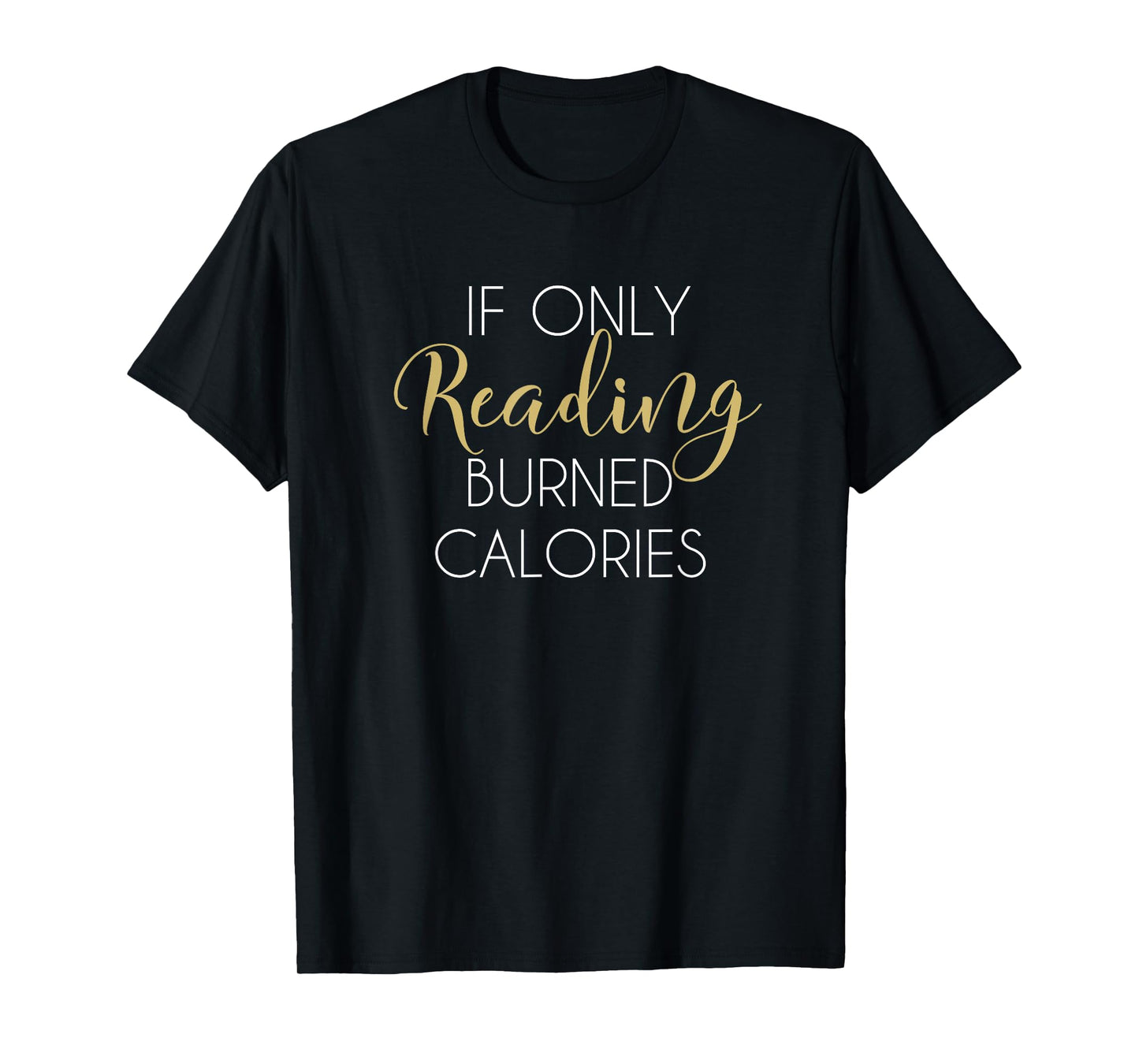 Reading Workout Shirt Funny Gym Fitness Gift Tee Book Lovers T-Shirt