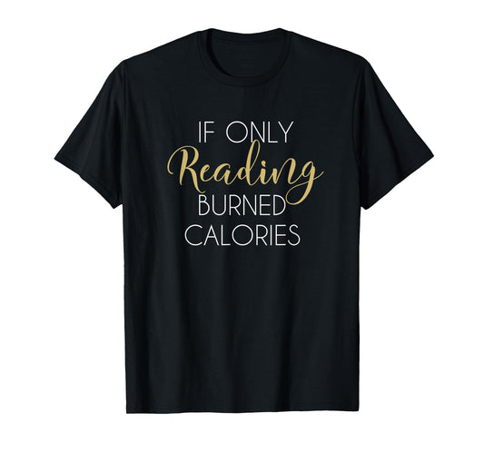 Reading Workout Shirt Funny Gym Fitness Gift Tee Book Lovers T-Shirt