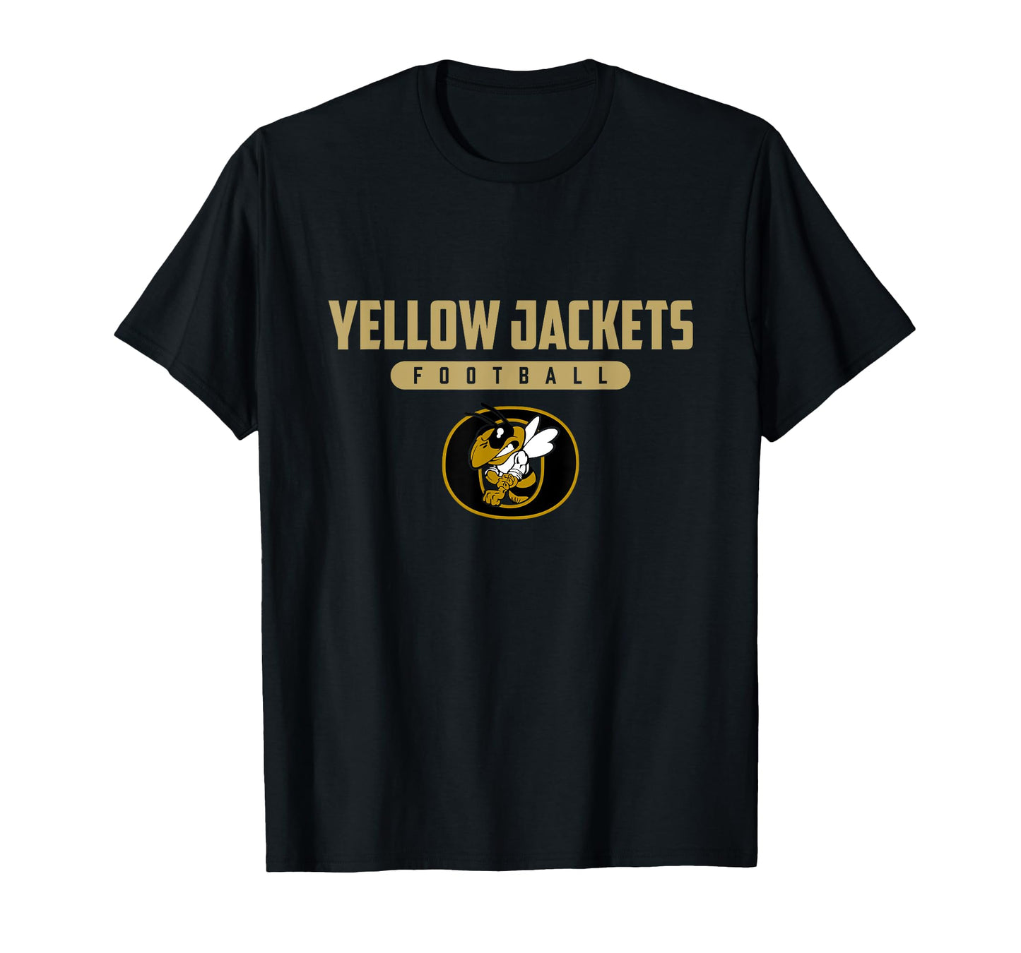 Oxford Yellow Jackets Logo Football HS T-Shirt