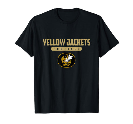 Oxford Yellow Jackets Logo Football HS T-Shirt