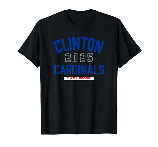Clinton Cardinals Clinton, Missouri 2025 T-Shirt