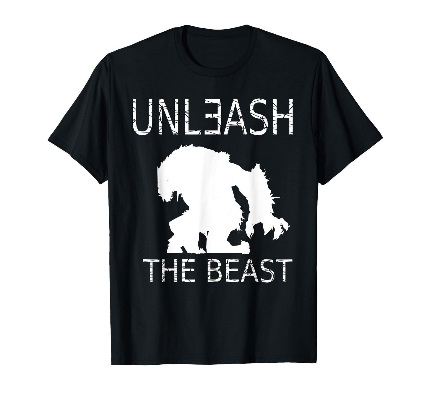 Unleash The Beast Workout Motivation Gym Graphic T-Shirt