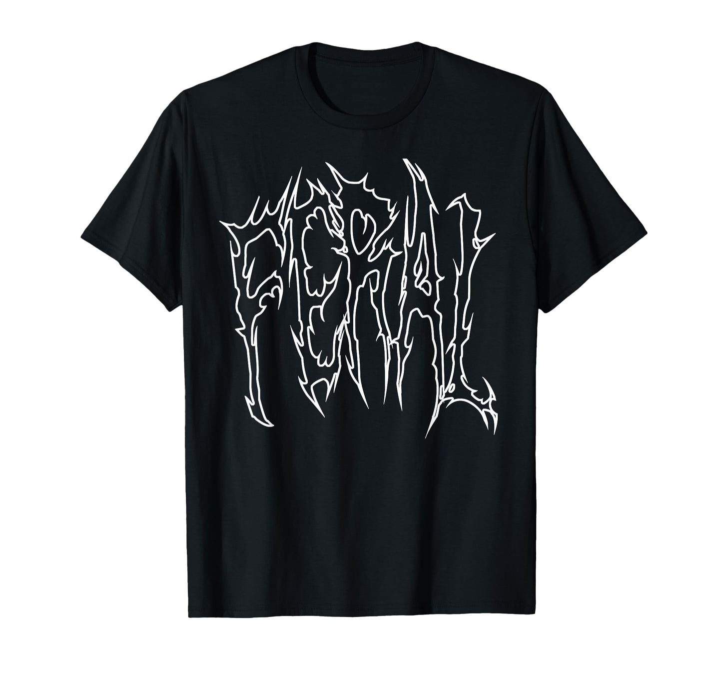 Feral Gothic Goth Emo Y2k Gym Streetwear for Women Mom Men T-Shirt