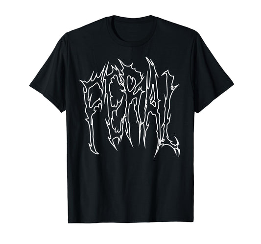 Feral Gothic Goth Emo Y2k Gym Streetwear for Women Mom Men T-Shirt