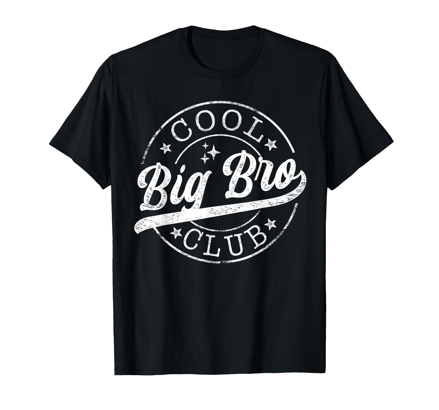 Cool Big Bro Club Emblem Design Best Big Bro T-Shirt
