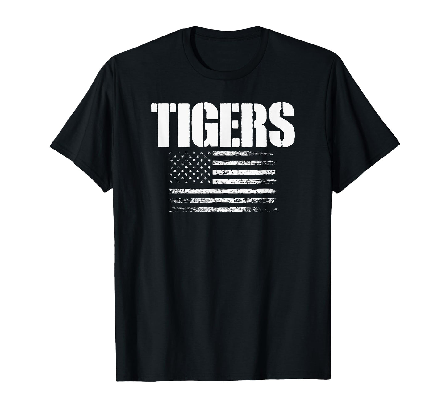 Wills Point Tigers USA Flag Pride T-Shirt