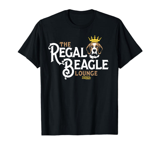 The Regal Beagle Pub Three's Company Retro Dog Crown Men Women Girls Kids T-Shirt