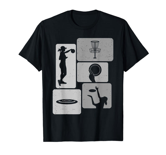 Funny Disc Golf Player Cool Flying Disk Sports Enthusiast T-Shirt