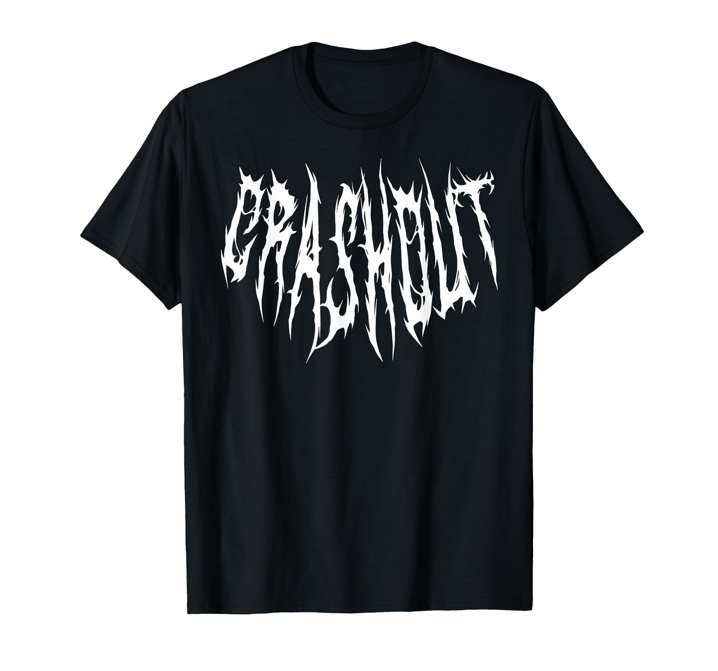 Crashout Gothic Y2k Meme Punk Out Streetwear Alt Fight Joke T-Shirt