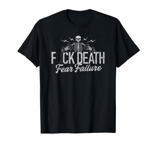 death fear failure vintage boxing gym fitness T-Shirt