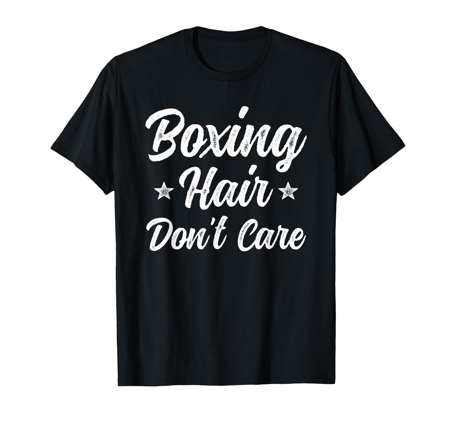 Boxing Hair Don't Care Funny Martial Art Gift T-Shirt