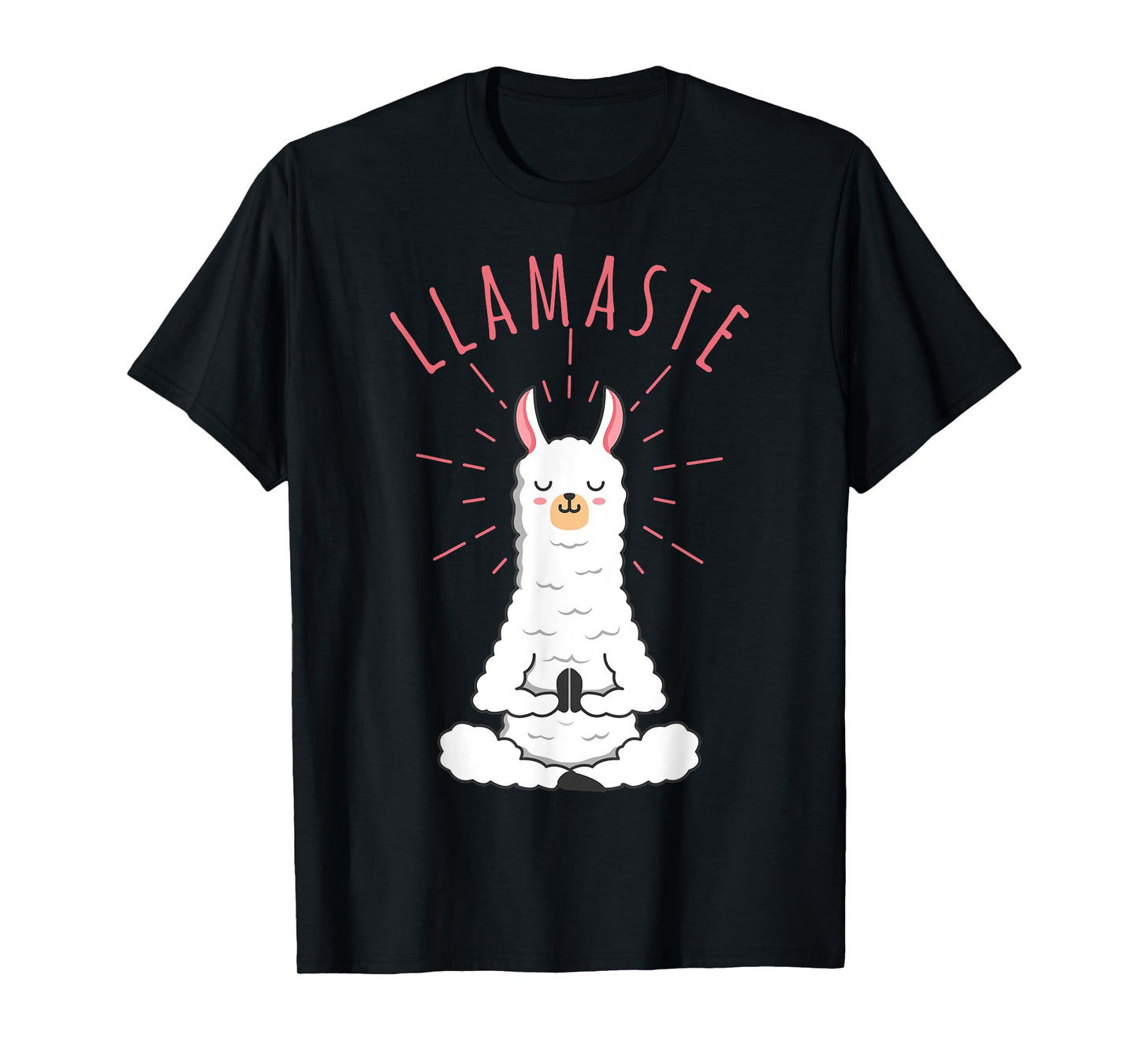 Funny Llama Do Yoga, Llamaste, Namaste Funny Yoga Meditation T-Shirt