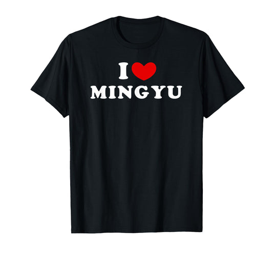 I Love Mingyu, I Heart Mingyu T-Shirt