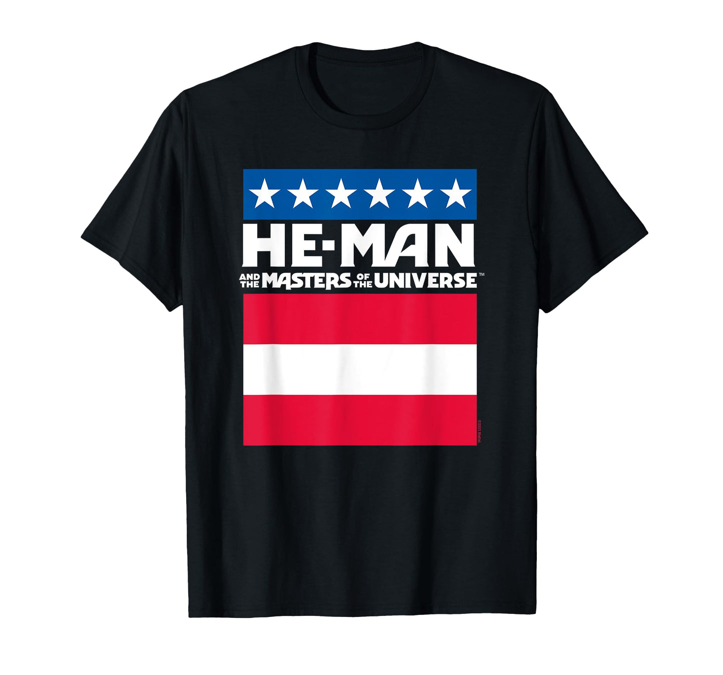 Masters Of The Universe - He-Man Logo Flag T-Shirt