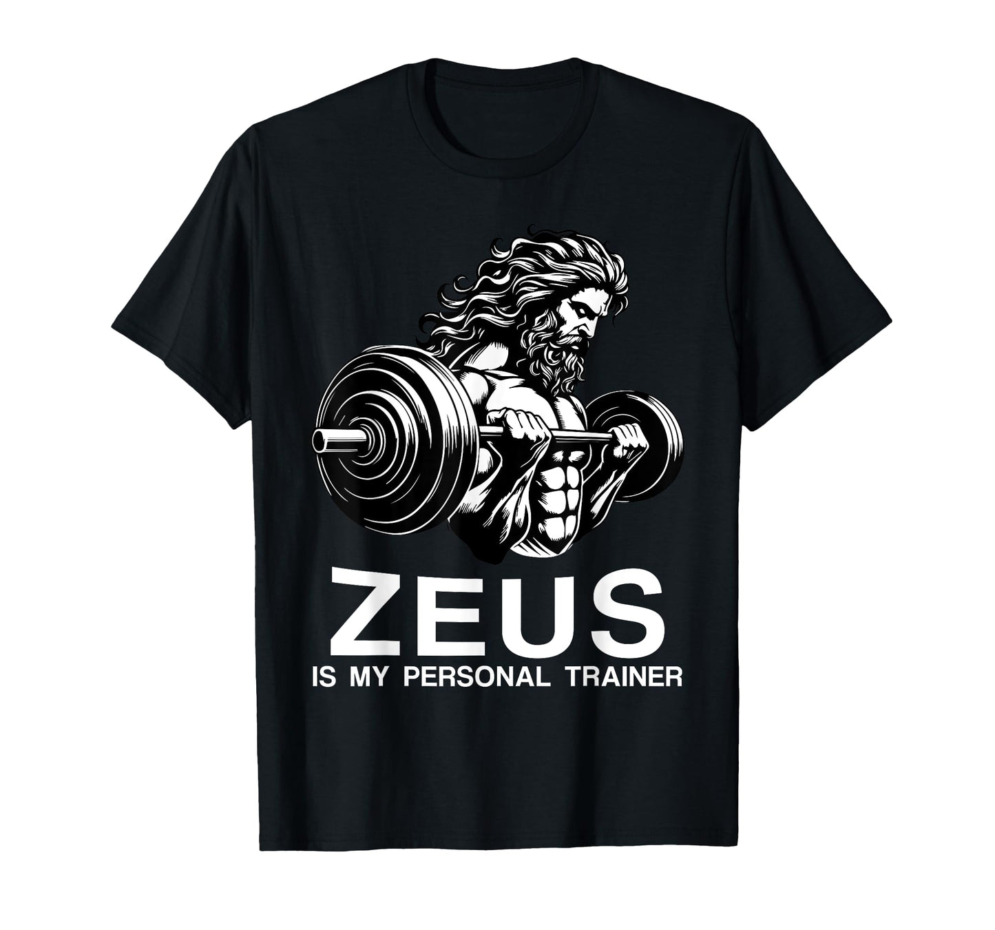 Zeus Greek God Bodybuilder Gym Fitness Workout T-Shirt