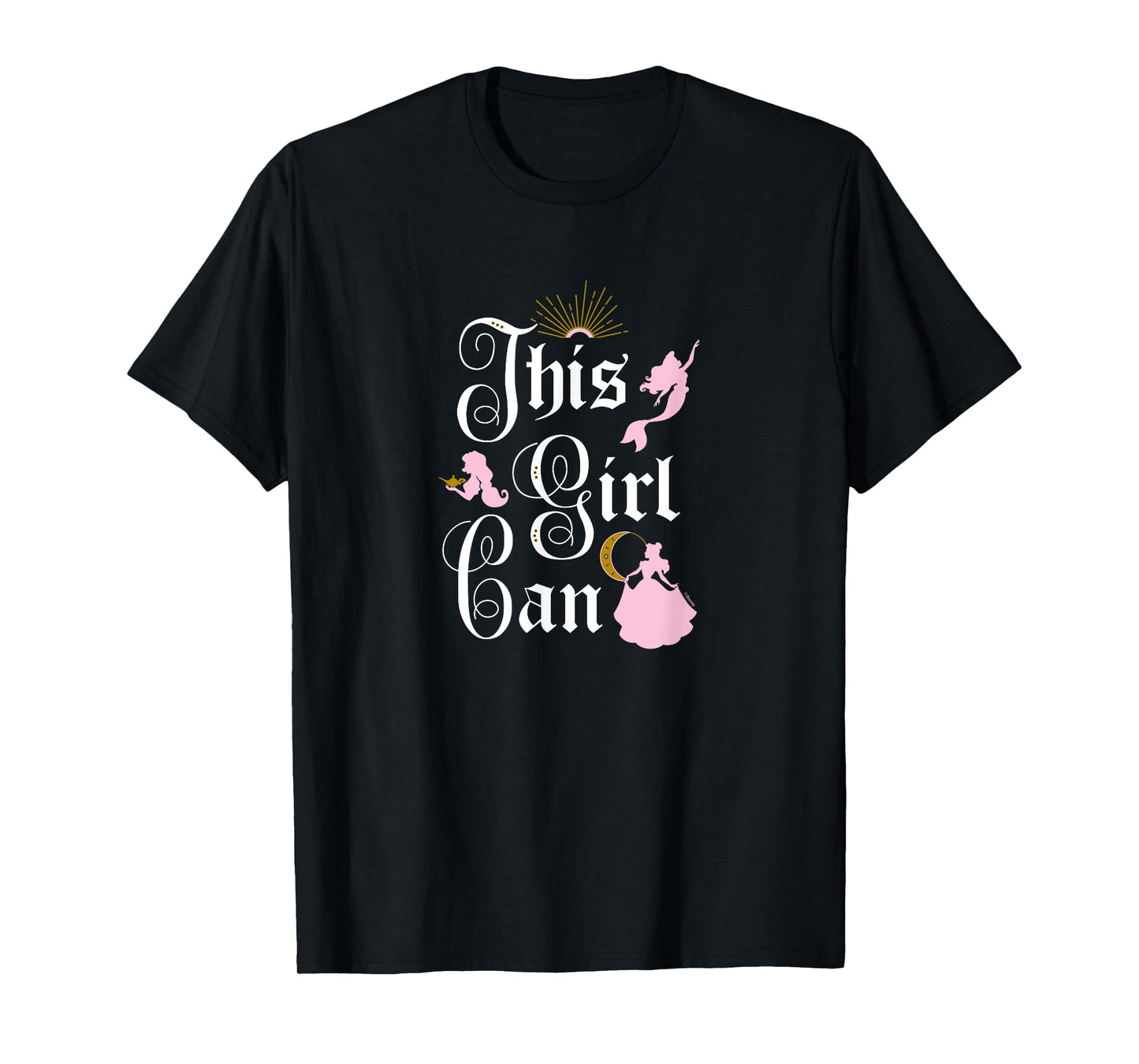 Disney Princess - This Girl Can T-Shirt