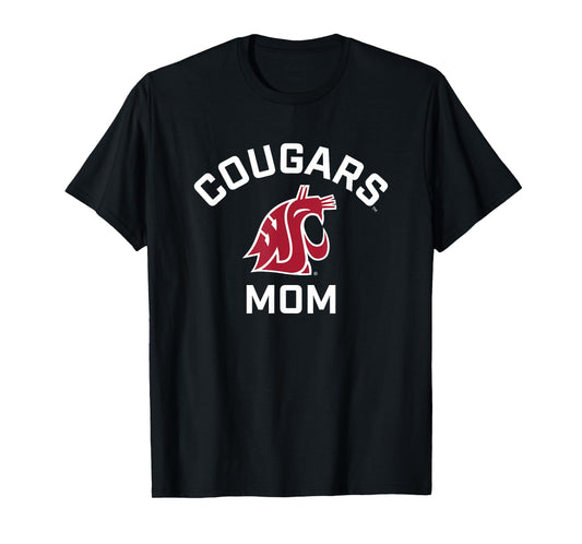 Washington State University Cougars Arched Mom T-Shirt