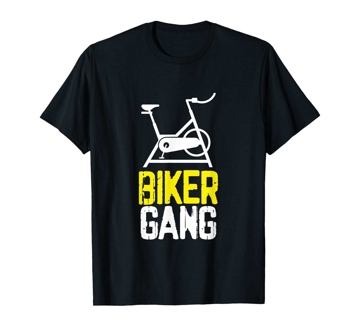 Biker Gang Funny Spin Saying Gym Workout Spinning T-Shirt