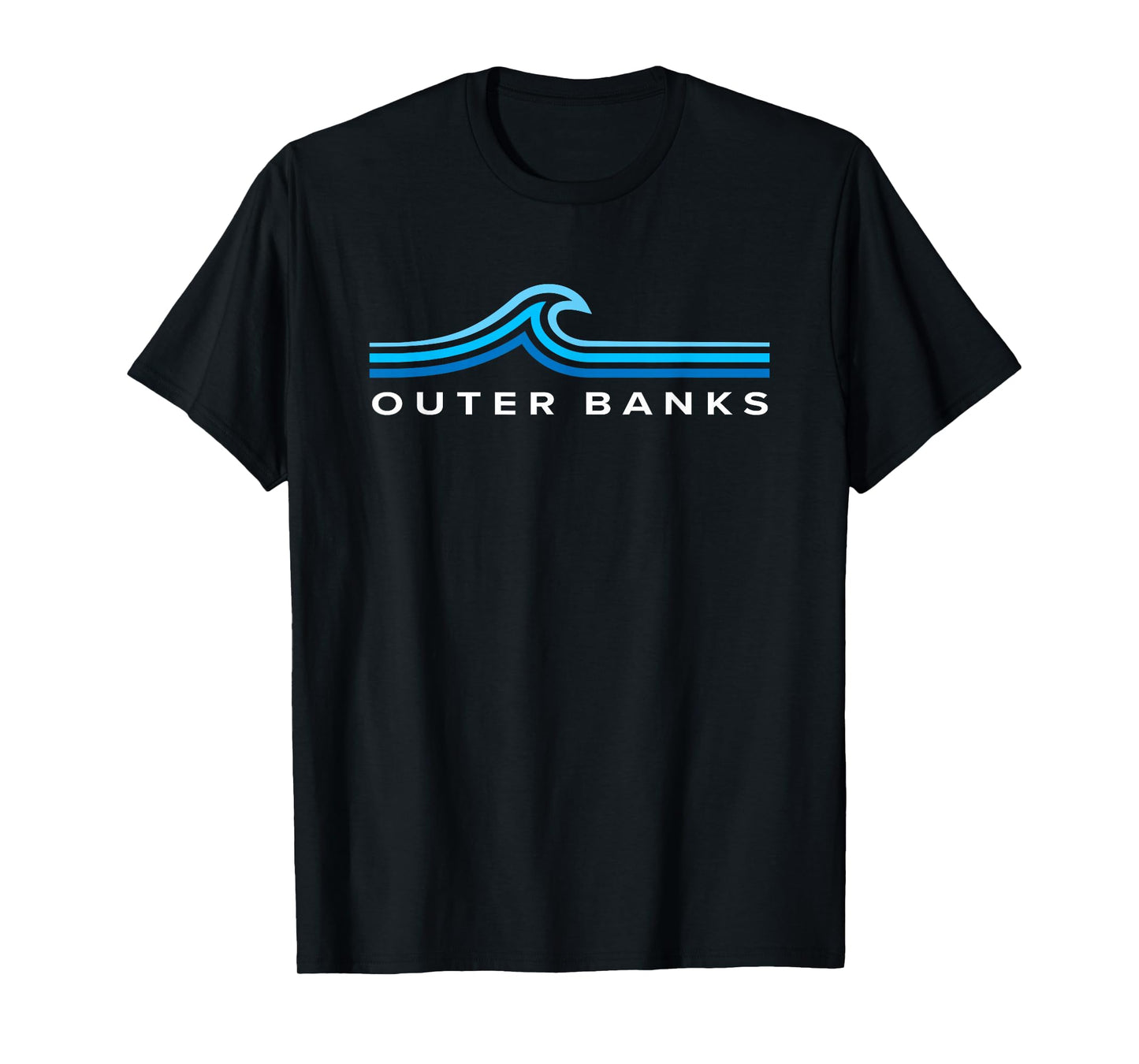 Outer Banks NC Waves Vintage Mens Womens Girls Boys Souvenir T-Shirt