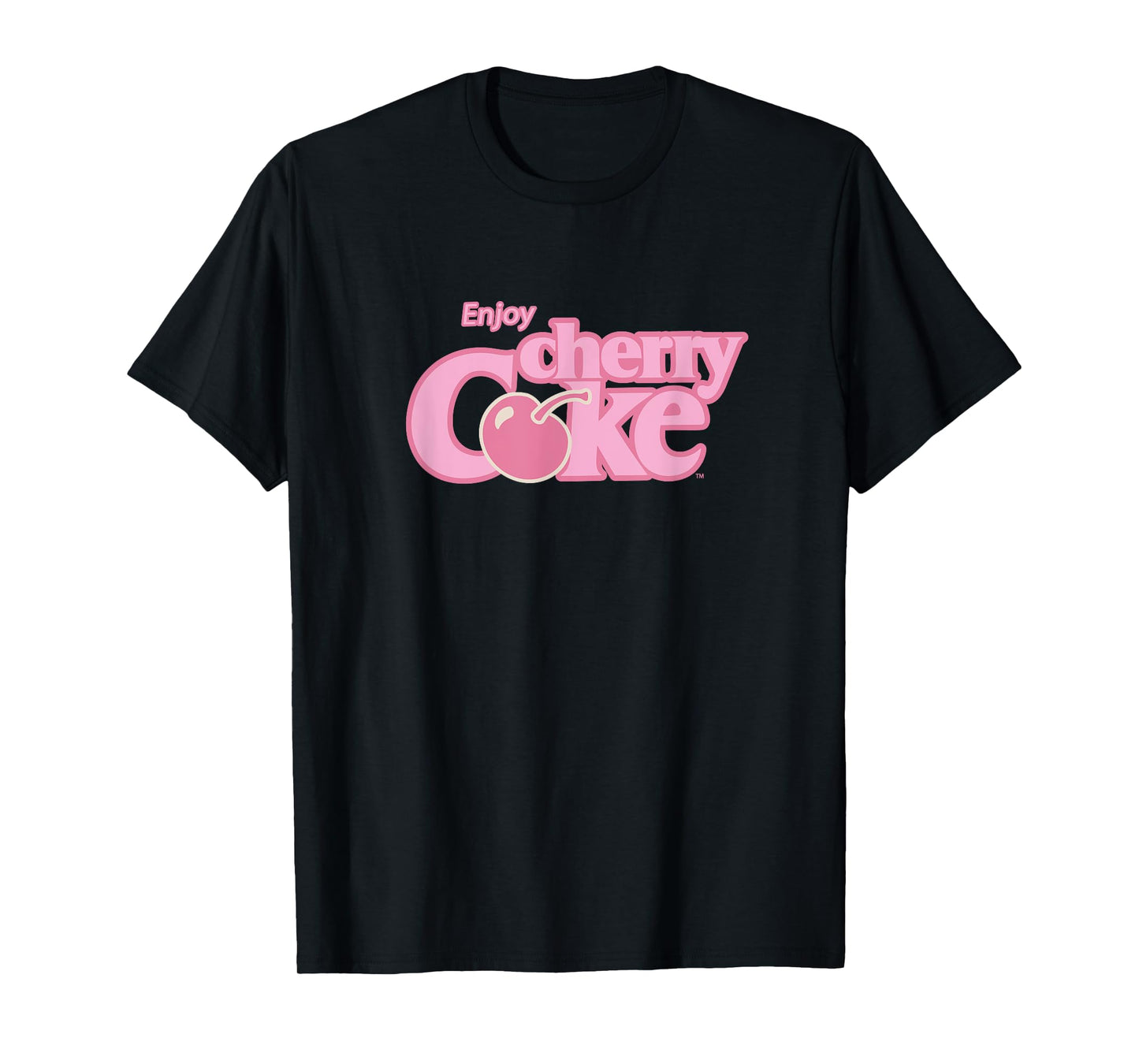 Coca-Cola Very Cherry Pink Outrageous Front & Back T-Shirt