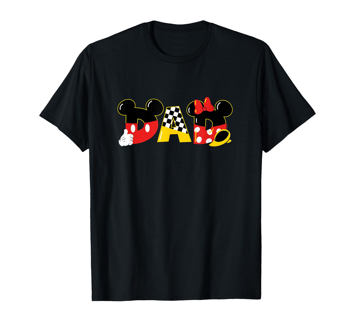 Disney Mickey Mouse & Minnie Mouse Dad Father’s Day Birthday T-Shirt