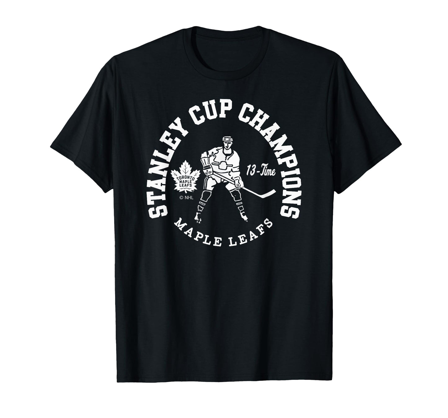 Toronto Maple Leafs Stanley Cup Champions 13-Time Blue T-Shirt