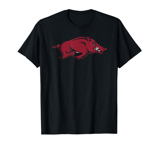 Arkansas Razorbacks Icon Black Officially Licensed T-Shirt