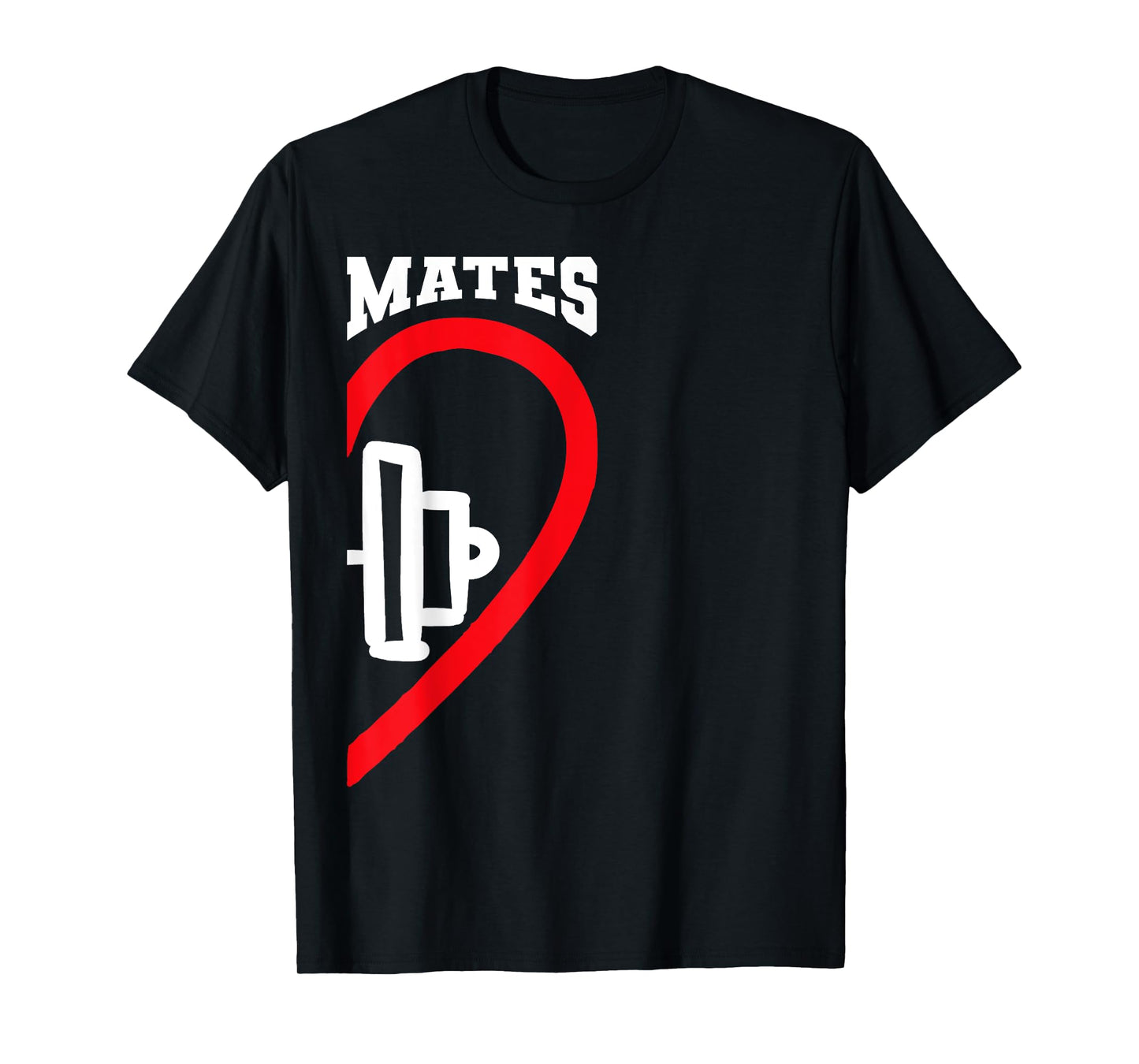 Swole Mates Cute Workout Matching Couples Valentine Day Gym T-Shirt