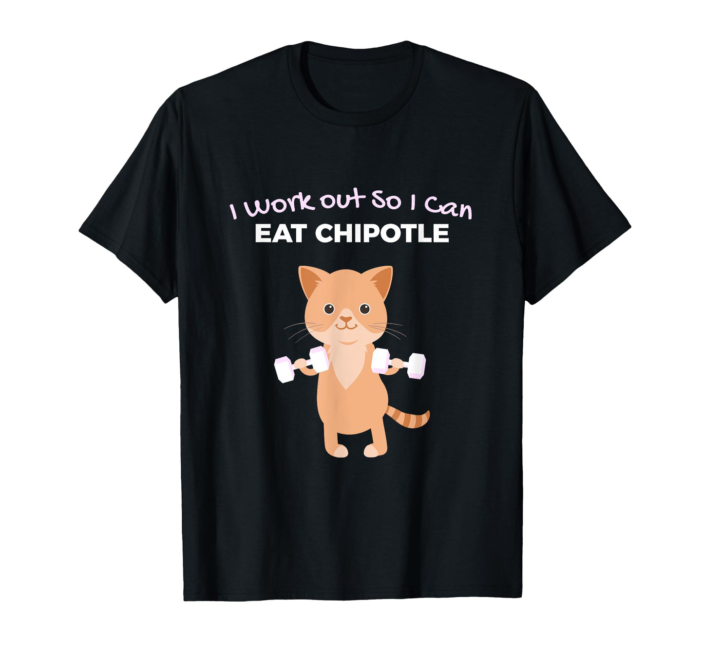Funny Chipotle Lover Gym Design T-Shirt