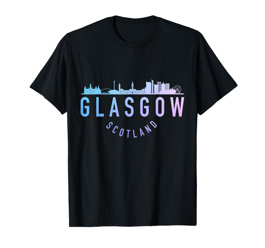 Glasgow Scotland Skyline Pride Souvenir T-Shirt