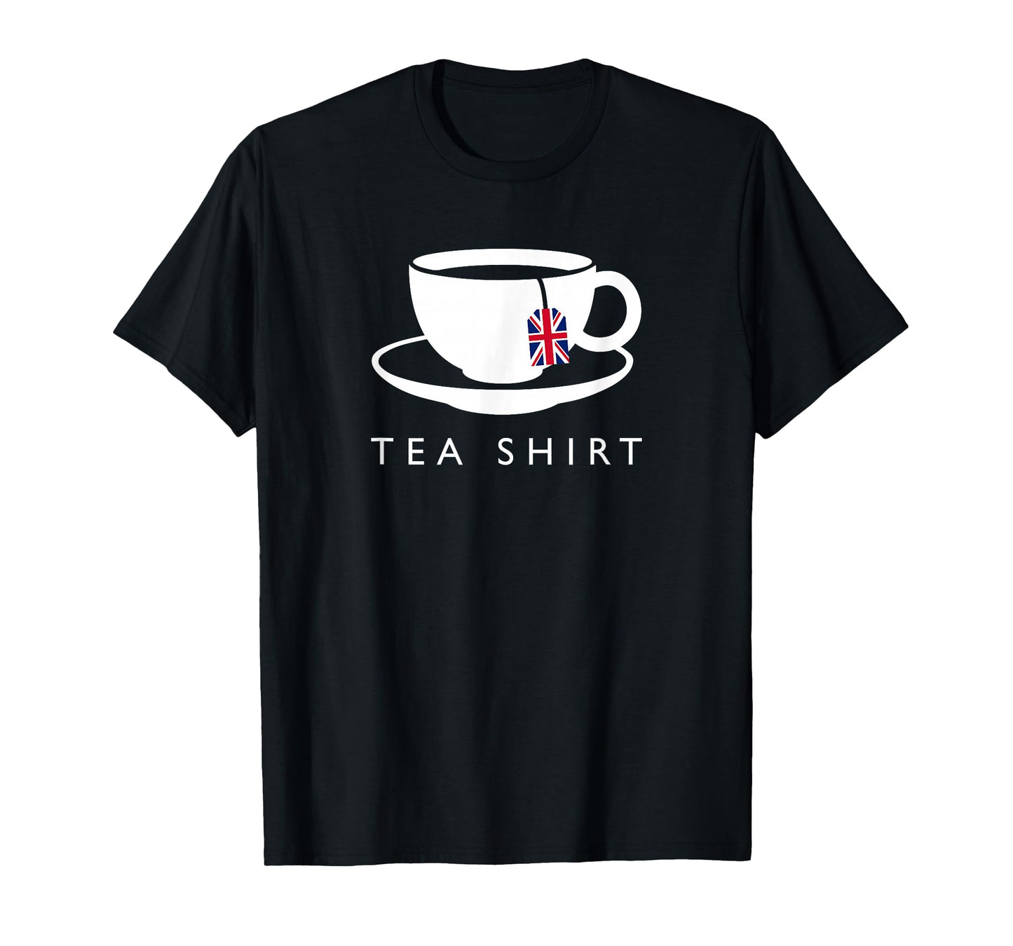 I Love English Tea UK Flag T-Shirt