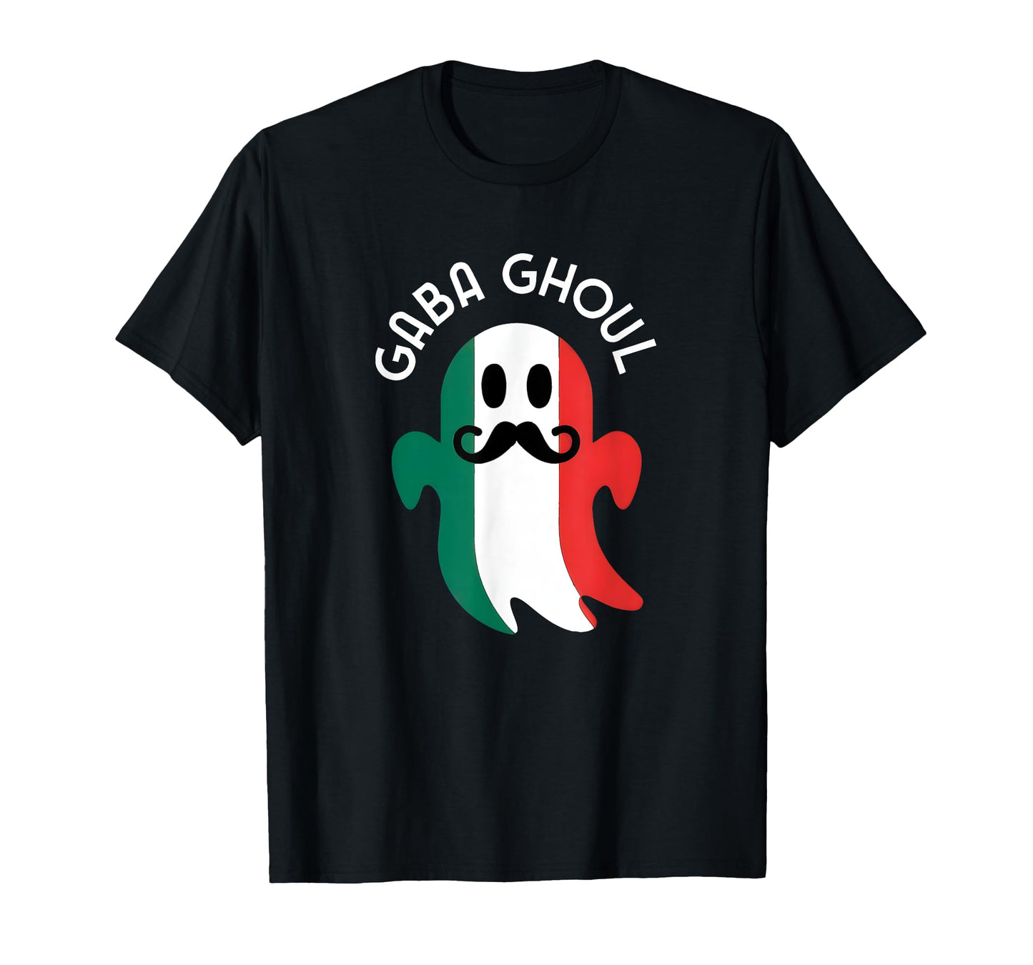 Funny Italian Ghost Halloween Pun Gaba Ghoul T-Shirt