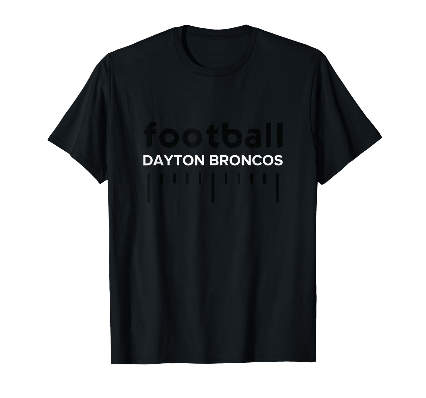 Dayton Broncos Football Lines HS T-Shirt