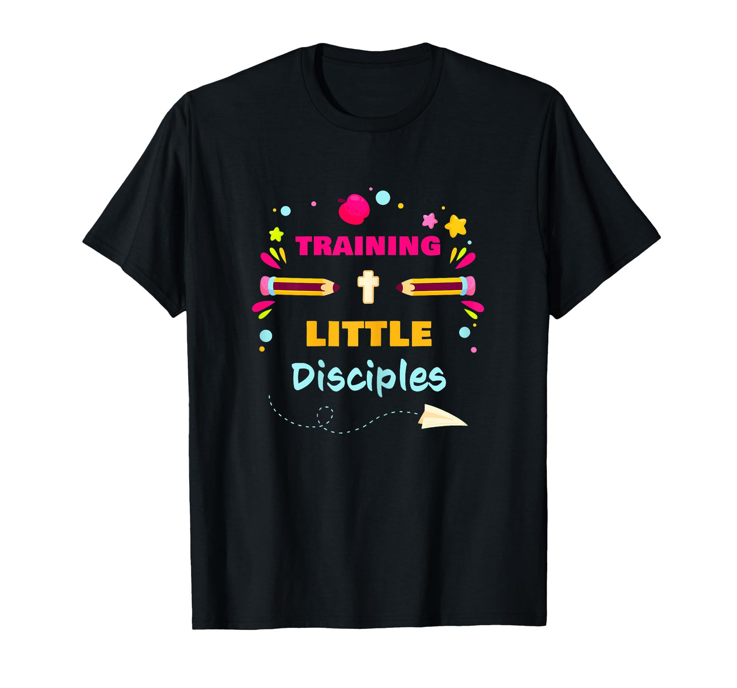 Sunday School Christian Teacher – Training Little Disciples T-Shirt for Women