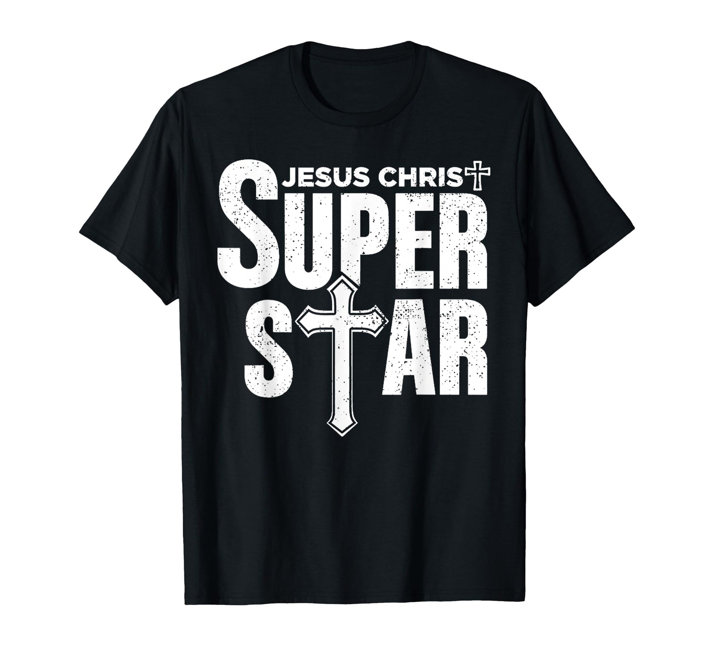 Vintage Jesus Christian Design Jesus Christ Super Star Tee T-Shirt