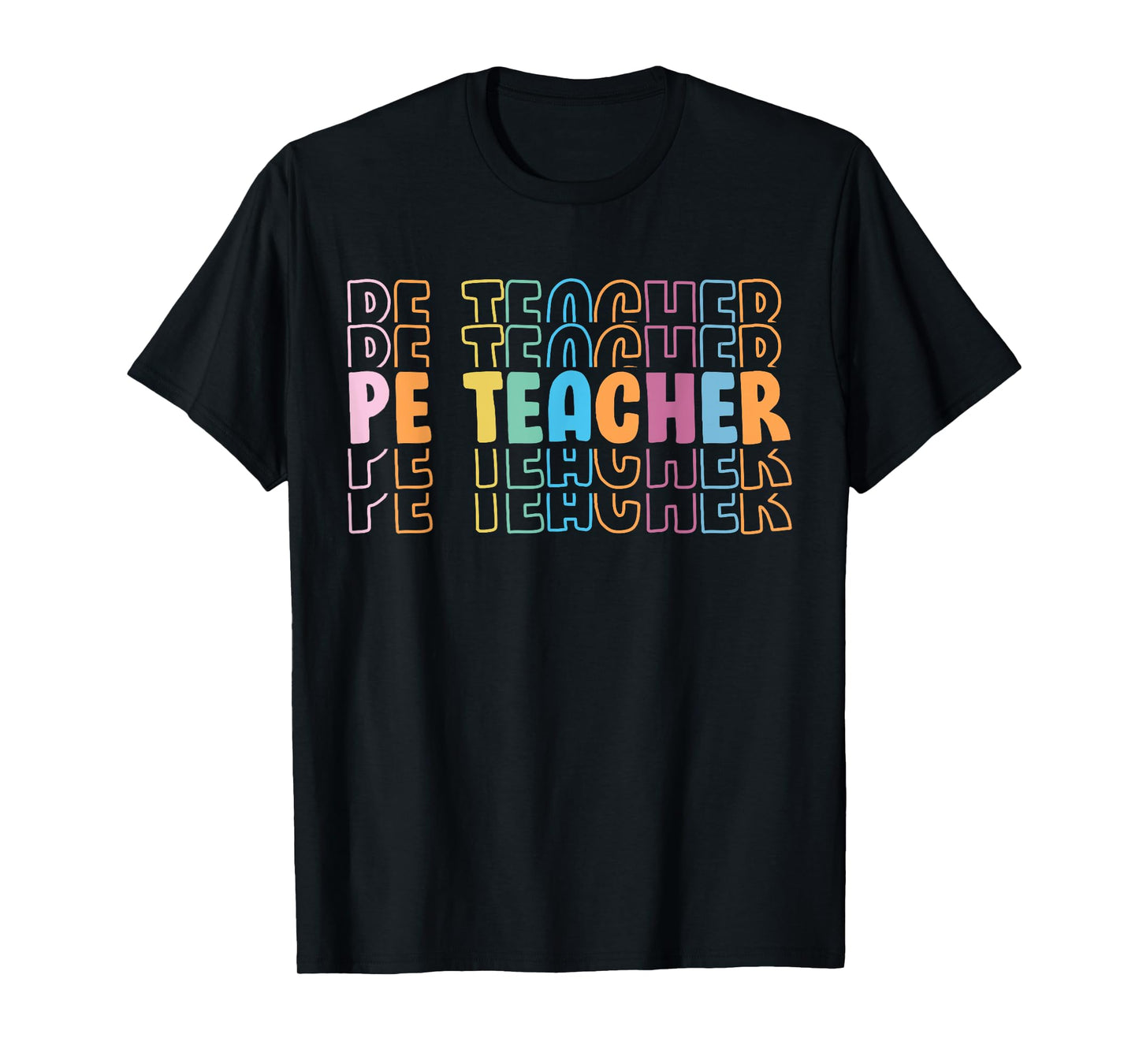 PE Teacher Vintage retro groovy Physical Education Teacher T-Shirt