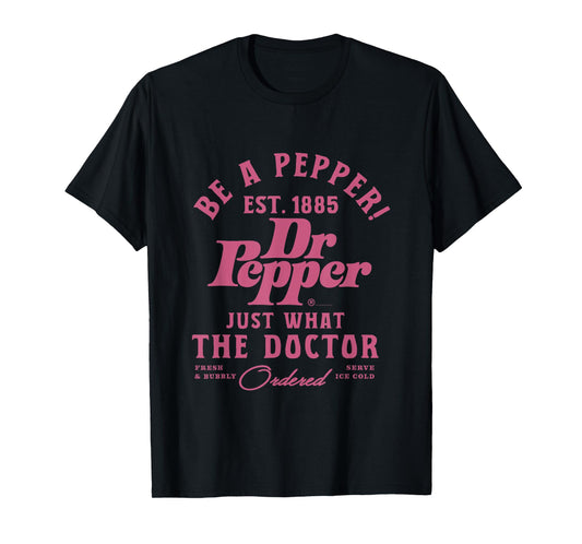 Dr. Pepper Pop Be A Pepper Est. 1885 Back T-Shirt