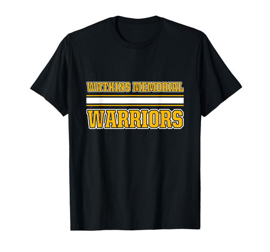 Watkins Memorial Warriors Horizontal Stripes T-Shirt