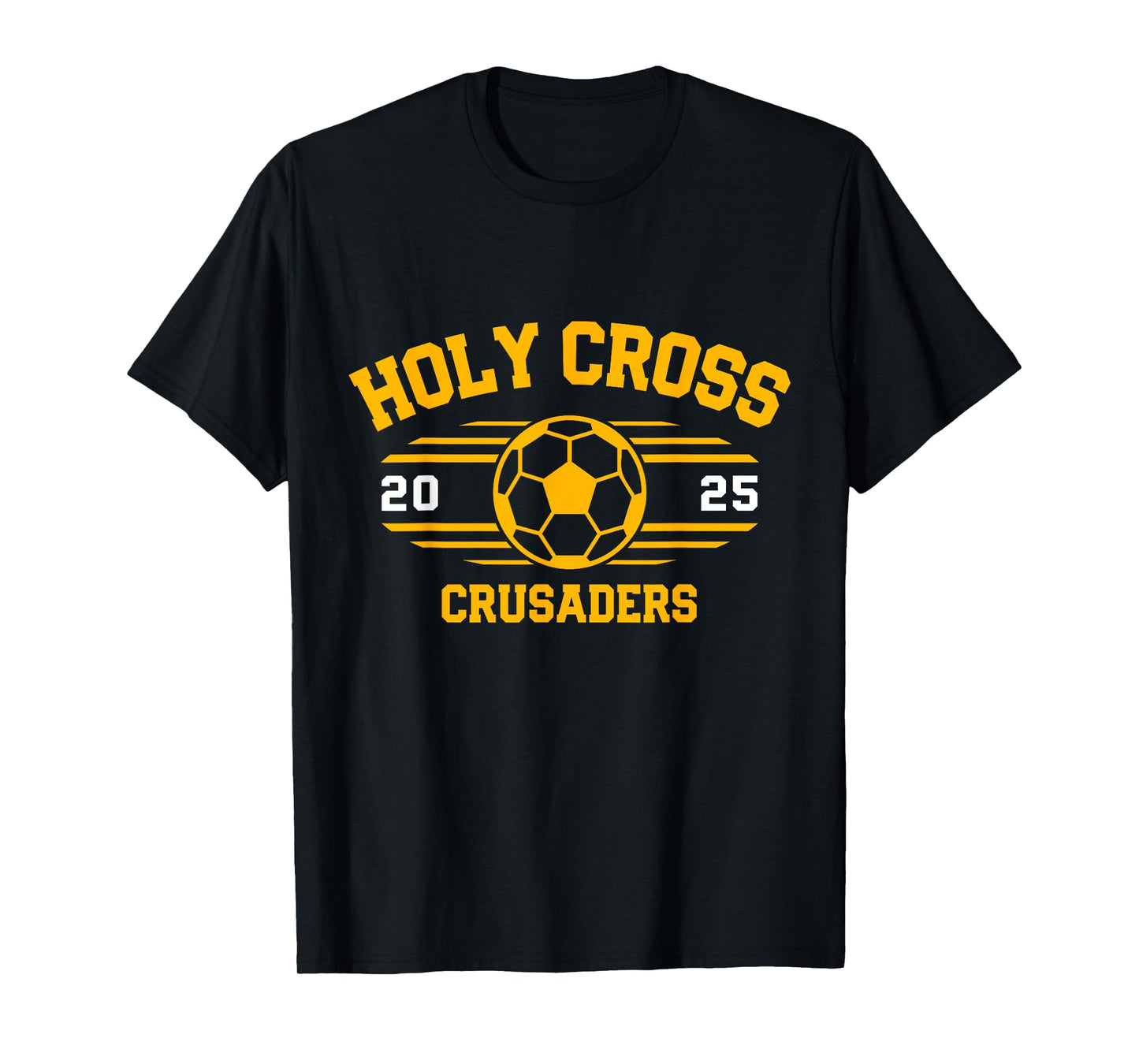 Holy Cross Crusaders Soccer Ball 2025 T-Shirt