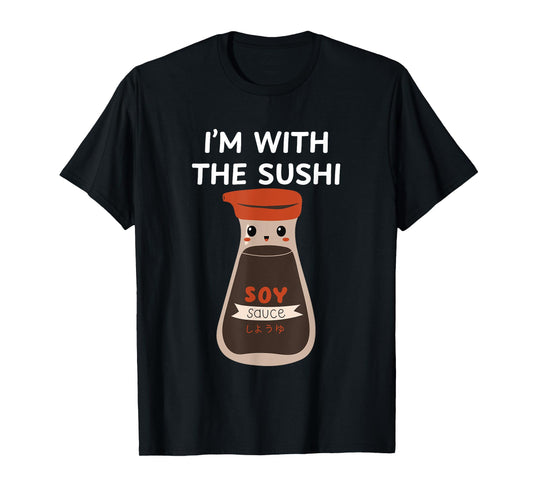 Easy Funny Group Costume - Soy Sauce Condiment Costume T-Shirt