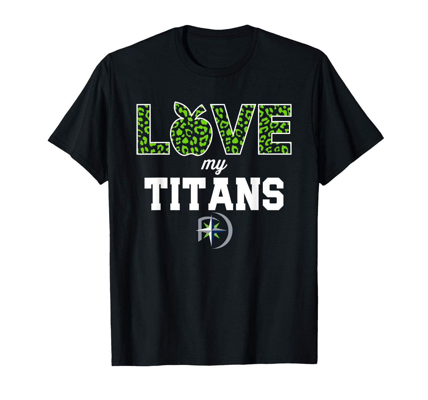 Discovery Titans Logo Love My Team HS T-Shirt