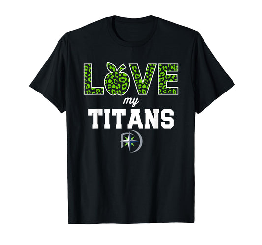 Discovery Titans Logo Love My Team HS T-Shirt